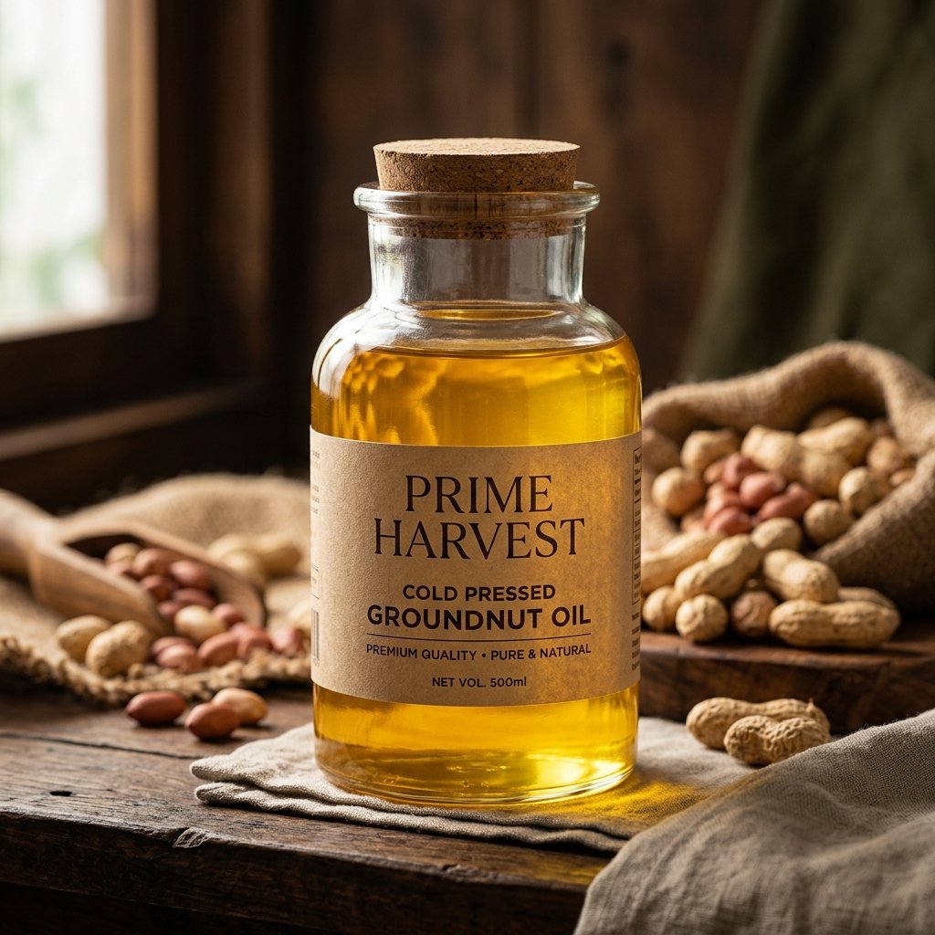 Cold Pressed Groundnut Oil